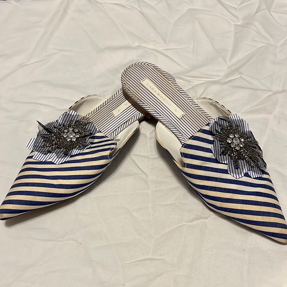 Zara flat mules